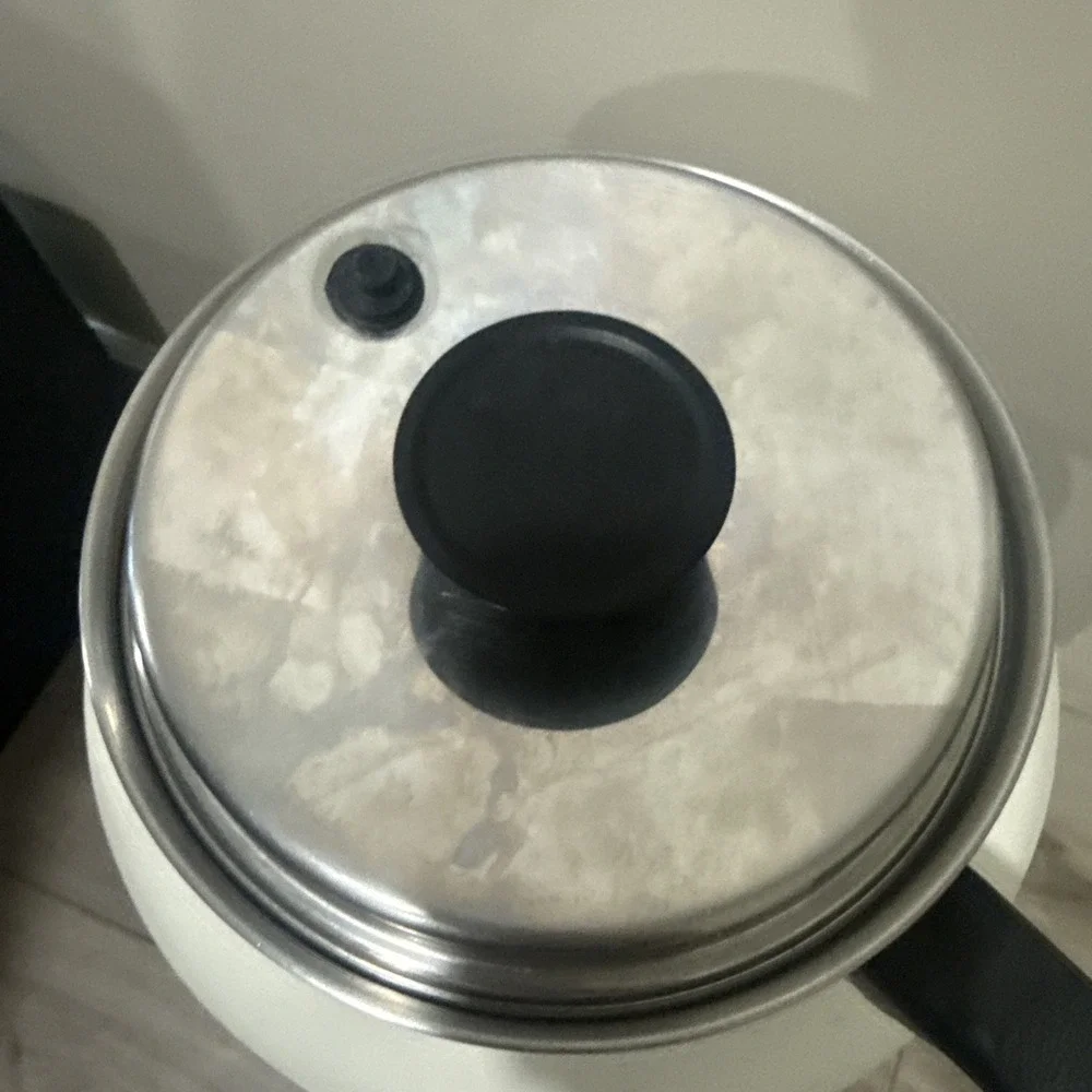 Vtg Royal Prestige 7 Ply Stainless Silver Alloy 1 Qt Sauce Pan 7.5